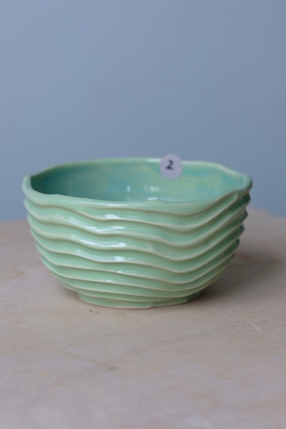 Mint Green Seabed Cereal Bowl (2)