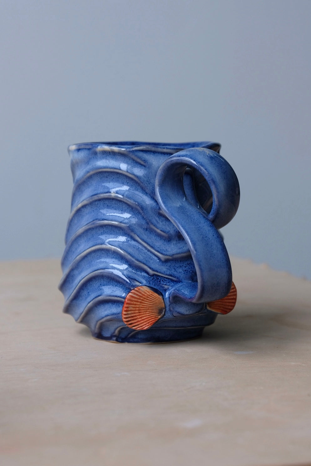 'Surface Blue' Seabed Mug