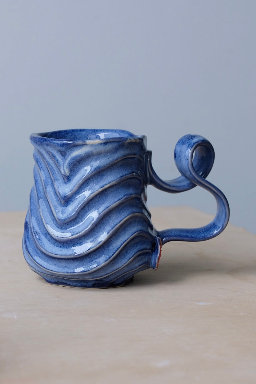 'Surface Blue' Seabed Mug