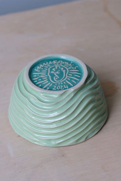 'Mint green' Seabed cereal Bowl (1)