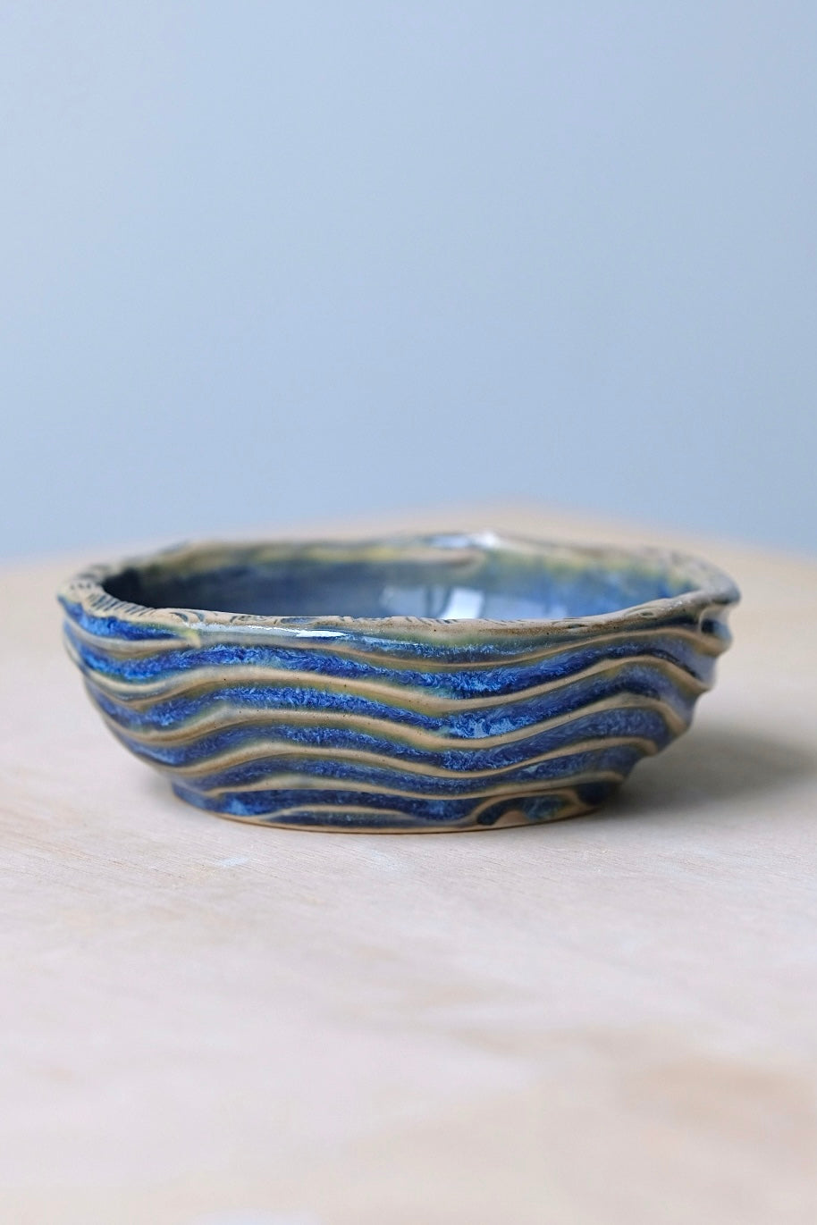 Summer Blue Seabed Saucer