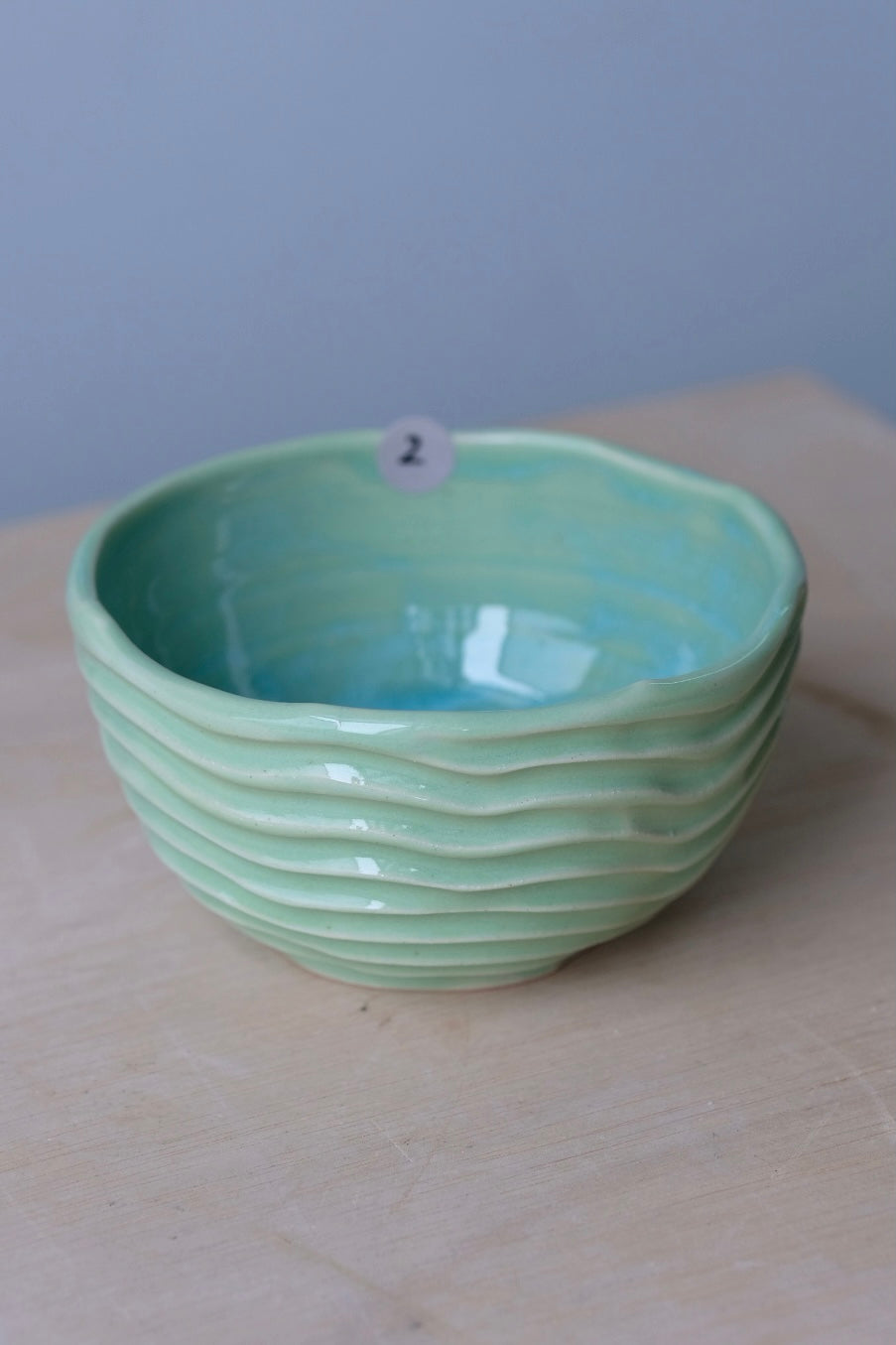 Mint Green Seabed Cereal Bowl (2)