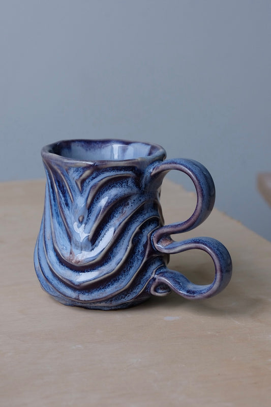 'Diving Purple' Seabed Mug