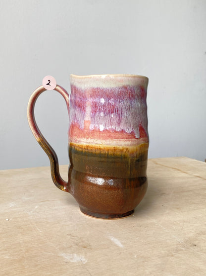 'Pink Dusk' Tall Normie Mug (2)