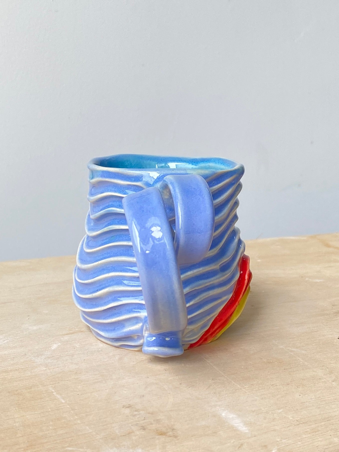 'Surface blue' Rainbow Seabed Mug (1)