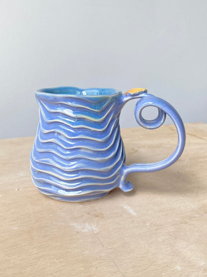 'Surface Blue' Rainbow Seabed Mug (2)