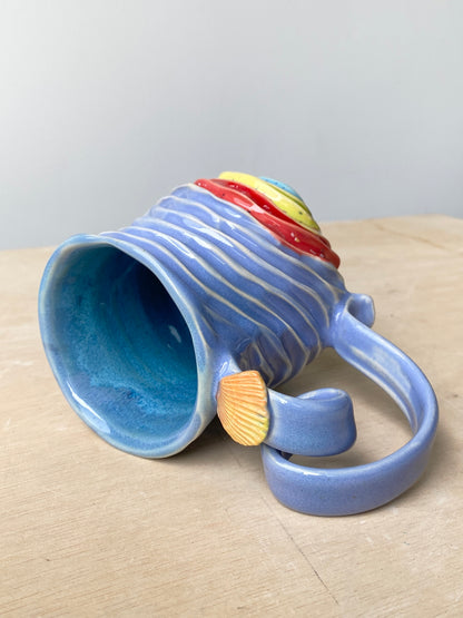 'Surface Blue' Rainbow Seabed Mug (2)