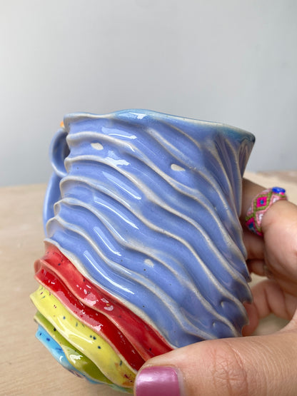 'Surface Blue' Rainbow Seabed Mug (2)