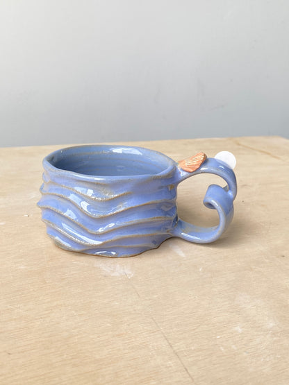 'Surface Blue' Toasted Seabed Coffee Mug (1)