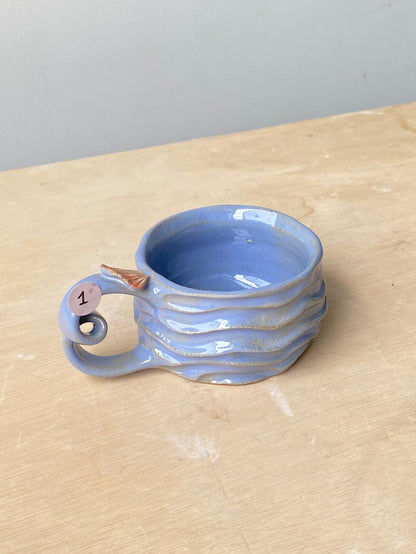 'Surface Blue' Toasted Seabed Coffee Mug (1)