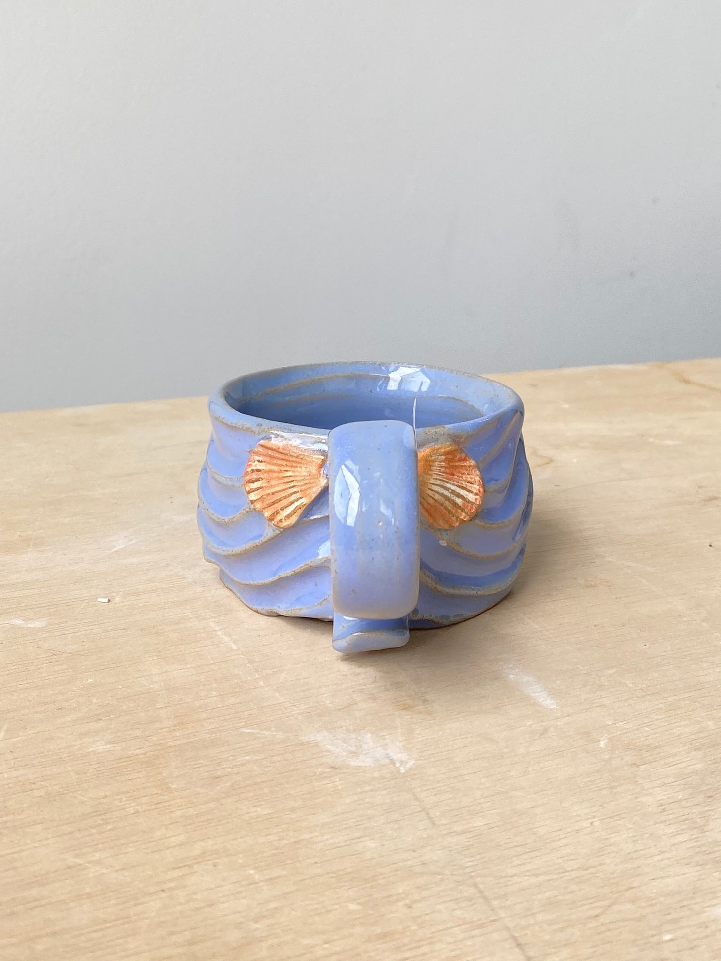 'Surface Blue' Toasted Seabed Coffee Mug (2)